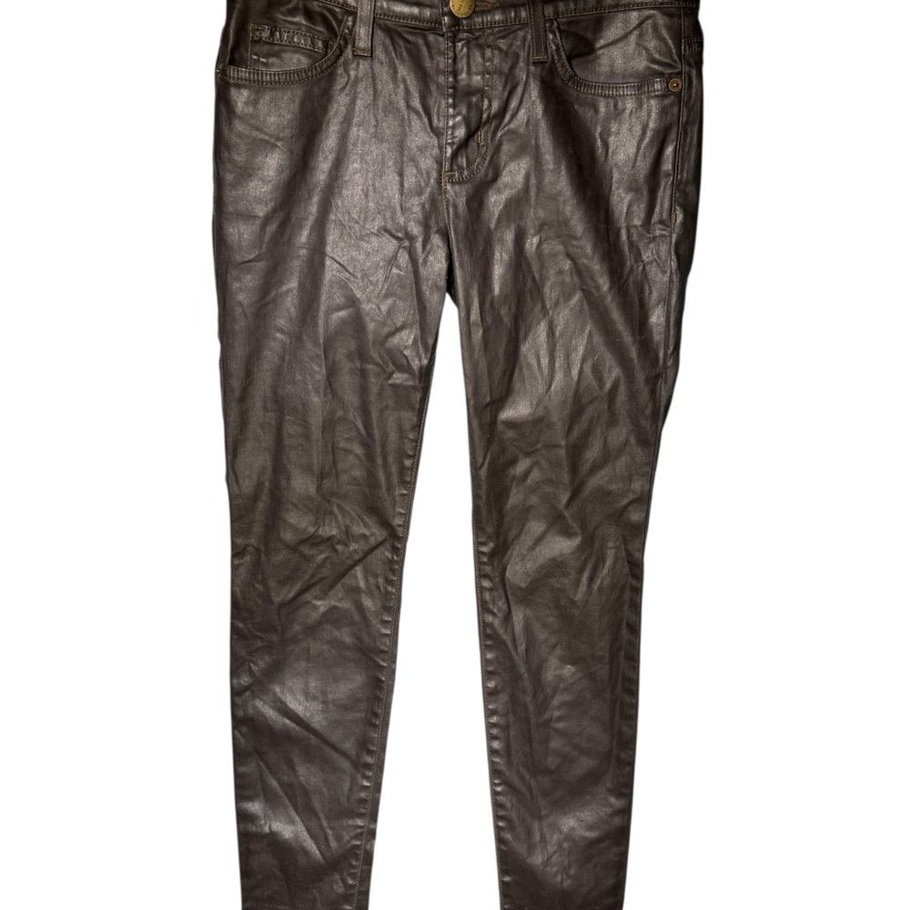 Current / Elliot waxed skinny jeans